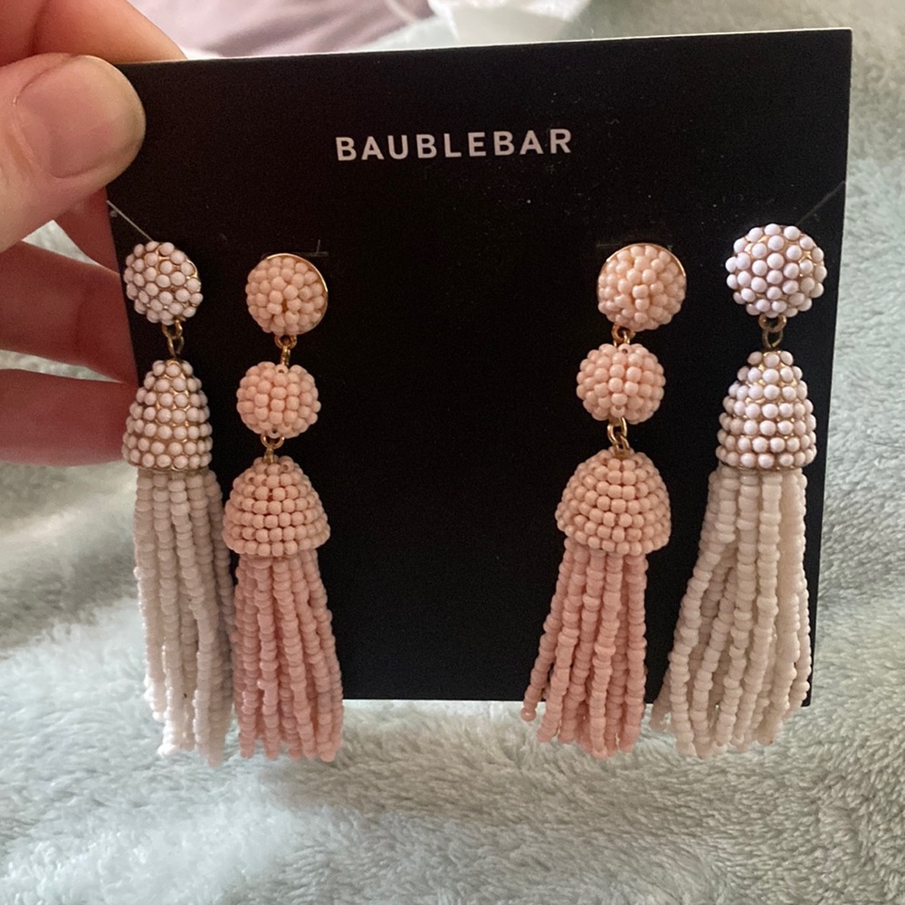 Bauble bar double set drop earrings